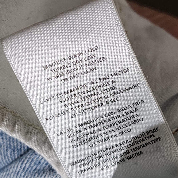 Re/done 90's High Rise Loose Distressed Jeans - Picture 7 of 10